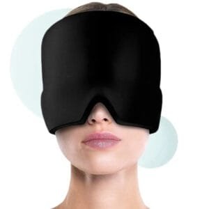 Masque Apaisant Pour Migraines Et Céphalées à Température Réglable - Noir