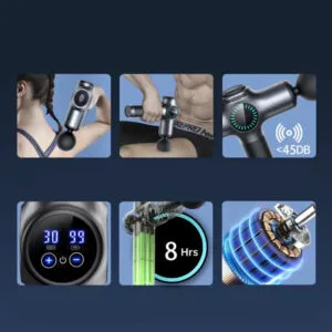 Pistolet De Massage Timio™ Pour Soulager Douleurs Musculaires Efficacement