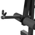 Banc de musculation avec poulie – Dossier réglable, leg extension et papillon