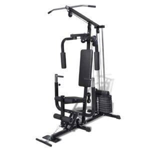 Station de musculation complète – Charge guidée 41 kg, acier